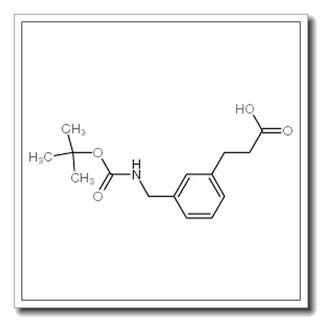 3-[3-[[(2-methylpropan-2-yl)oxycarbonylamino]methyl]phenyl]propanoic acid CAS 171663-00-6