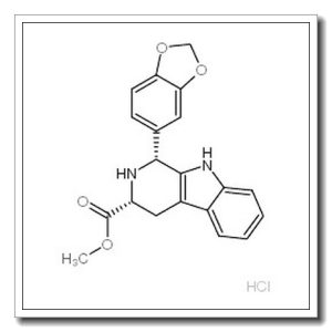 (1R,3r)-9h-吡啶并[3,4-b]吲哚-3-羧酸, 1,2,3,4-四氢-1-(3,4-亚甲基二氧基苯基)甲酯盐酸盐