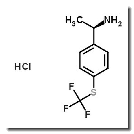 (R)-1-(4-((三氟甲硫基)苯基)乙胺盐酸盐