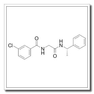 3-氯-N-[2-氧代-2-[[(1S)-1-苯基乙基]氨基]乙基]苯甲酰胺