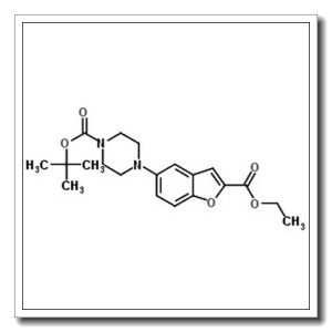 4-[2-(乙氧羰基)-5-苯并呋喃基]-1-哌嗪羧酸叔丁酯