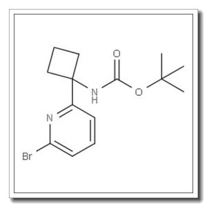 (1-(6-溴吡啶-2-基)环丁基)氨基甲酸叔丁酯
