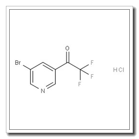 1-(5-溴吡啶-3-基)-2,2,2-三氟乙酮盐酸盐