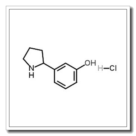 3-(2-Pyrrolidinyl)phenol hydrochloride (1:1)
