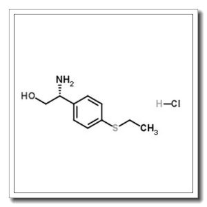 (2R)-2-Amino-2-[4-(ethylsulfanyl)phenyl]ethanol hydrochloride (1:1)