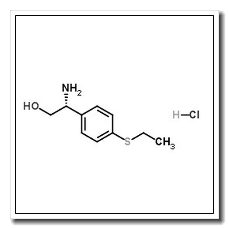 (2R)-2-Amino-2-[4-(ethylsulfanyl)phenyl]ethanol hydrochloride (1:1)