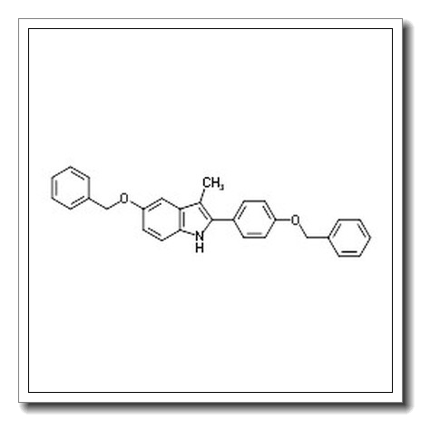 3-methyl-5-phenylmethoxy-2-(4-phenylmethoxyphenyl)-1H-indole CAS 198479-63-9
