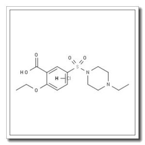 2-乙氧基-5-(4-乙基哌嗪-1-磺酰基)苯甲酸盐酸盐