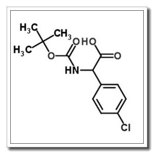 N-叔丁氧羰基氨基-(4-氯苯基)乙酸