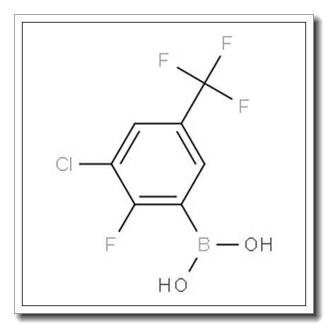 3-chloro-2-fluoro-5-(trifluoroMethyl) phenylboronic acid CAS 2096342-38-8