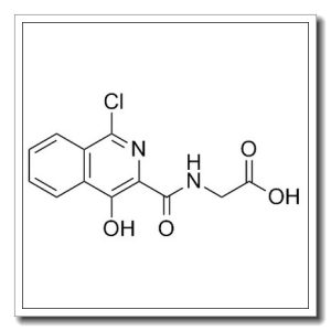 [[(1-氯-4-羟基异喹啉-3-基)羰基]氨基]乙酸