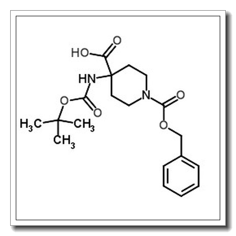 1-Cbz-4-(Boc-氨基)哌啶-4-甲酸