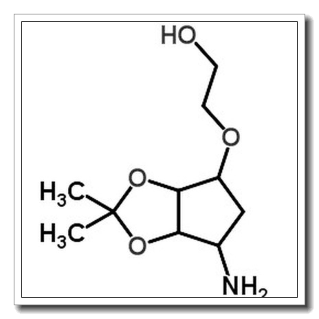 2-[[(3aR,4S,6R,6aS)-6-Aminotetrahydro-2,2-dimethyl-4H-cyclopenta-1,3-dioxol-4-yl]oxy]ethanol CAS 274693-55-9