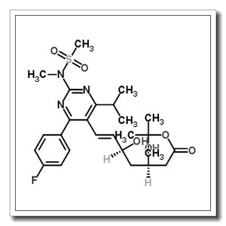 tert-Butyl 6-[(1E)-2-[4-(4-fluorophenyl)-6-(1-methylethyl)-2-[methyl(methylsulfonyl)amino]-5-pyrimidinyl]ethenyl]-2,2-dimethyl-1,3-dioxane-4-acetate CAS 289042-12-2