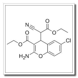 2-氨基-6-氯-alpha-氰基-3-(乙氧羰基)-4H-1-苯并吡喃-4-乙酸乙酯