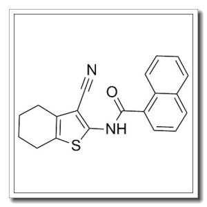 N-(3-氰基-4,5,6,7-四氢苯并[b]噻吩-2-基)-1-萘甲酰胺