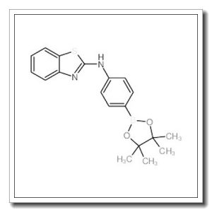 N-(4-(4,4,5,5-四甲基-1,3,2-二噁硼烷-2-基)苯基)苯并[d]噻唑-2-胺