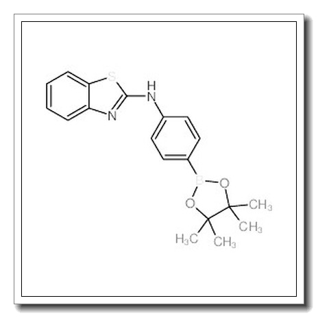 N-(4-(4,4,5,5-四甲基-1,3,2-二噁硼烷-2-基)苯基)苯并[d]噻唑-2-胺