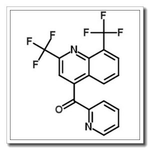 双[2,8-二(三氟甲基)喹啉-4-基-2-吡啶基]酮