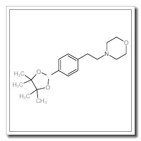 4-[2-[4-(4,4,5,5-tetramethyl-1,3,2-dioxaborolan-2-yl)phenyl]ethyl]morpholine CAS 364794-81-0
