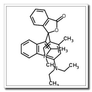 3-(1,2-二甲基-3-吲哚基)-3-[4-(二乙氨基)-2-甲基苯基]苯酞