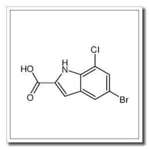 5-溴-7-氯吲哚-2-羧酸