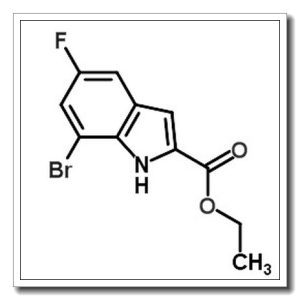 7-溴-5-氟-1H-吲哚-2-羧酸乙酯