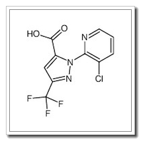 2-(3-chloropyridin-2-yl)-5-(trifluoromethyl)pyrazole-3-carboxylic acid CAS 438450-39-6
