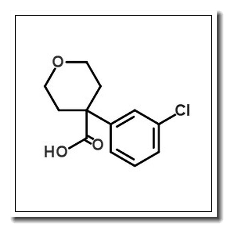 4-(3-chlorophenyl)oxane-4-carboxylic acid CAS 473706-23-9