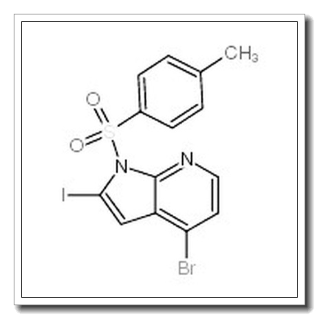 4-溴-2-碘-N-对甲苯磺酰-7-氮杂吲哚