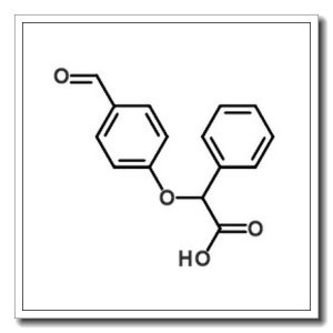 2-(4-Formylphenoxy)-2-phenylacetic acid