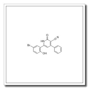 3-氰基-4-苯基-6-(3-溴-6-羟基苯基)-2(1H)-吡啶酮