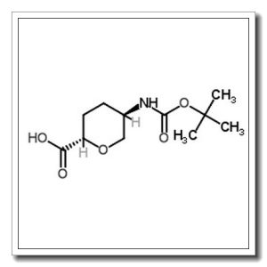 (2S,5R)-5-[(2-methylpropan-2-yl)oxycarbonylamino]oxane-2-carboxylic acid
