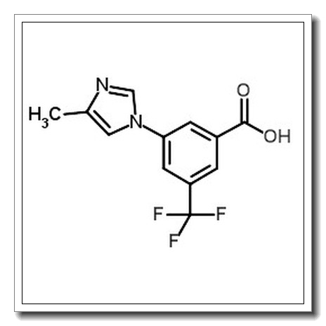 3-(4-methylimidazol-1-yl)-5-(trifluoromethyl)benzoic acid CAS 641571-13-3
