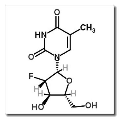1-(2-Deoxy-2-fluoro-.β.-D-arabinofuranosyl)-5-methyluracil CAS 69256-17-3