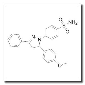 5-(4-甲氧基苯基)-1-(4-氨基磺酰基苯基)-3-苯基-2-吡唑啉