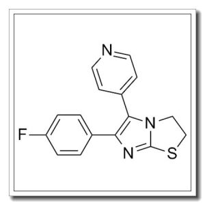 6-(4-氟苯基)-5-(4-吡啶基)-2,3-二氢咪唑并[2,1-b]-噻唑