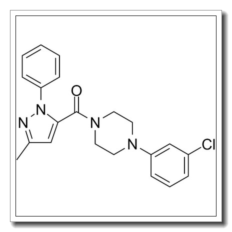 [4-(3-chlorophenyl)piperazin-1-yl]-(5-methyl-2-phenylpyrazol-3-yl)methanone CAS 729605-21-4