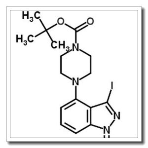 1-Boc-4-(3-碘-1H-吲唑-4-基)哌嗪