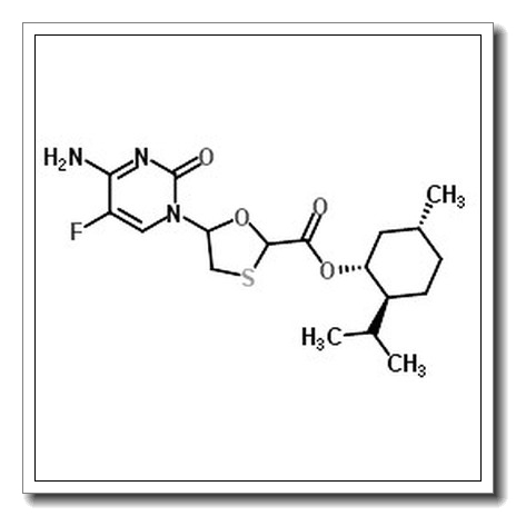 [(1R,2S,5R)-5-methyl-2-propan-2-ylcyclohexyl] 5-(4-amino-5-fluoro-2-oxopyrimidin-1-yl)-1,3-oxathiolane-2-carboxylate CAS 764659-72-5