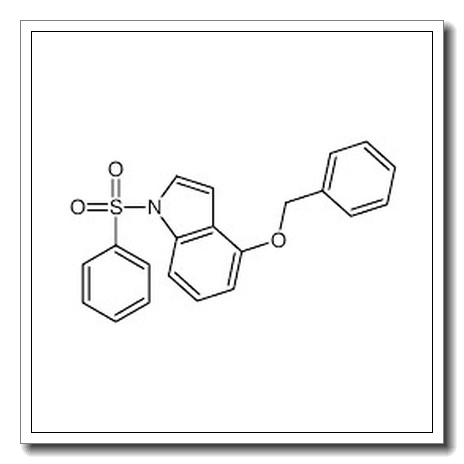 1-(benzenesulfonyl)-4-phenylmethoxyindole CAS 79315-62-1