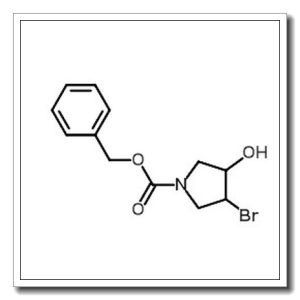 Benzyl 3-bromo-4-hydroxy-1-pyrrolidinecarboxylate