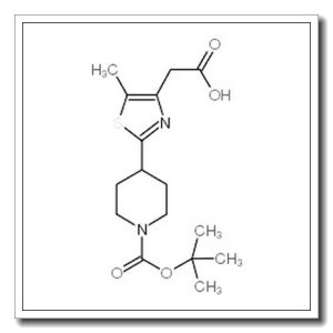 {2-[1-(叔丁氧羰酰)哌啶-4-基]-5-甲基-1,3-噻唑-4-yl}乙酸