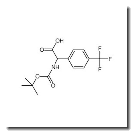 N-boc-2-(4-三氟甲基-苯基)-dl-甘氨酸