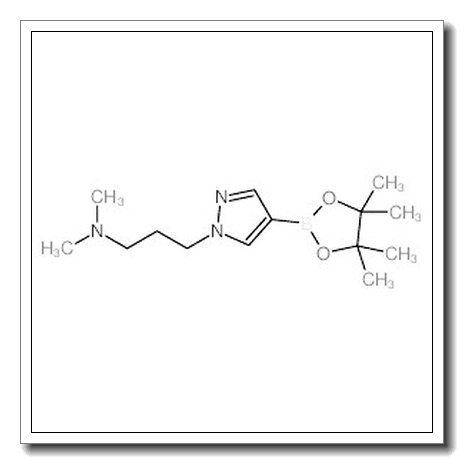 N,N-dimethyl-3-[4-(4,4,5,5-tetramethyl-1,3,2-dioxaborolan-2-yl)pyrazol-1-yl]propan-1-amine CAS 847818-72-8