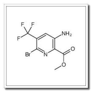 3-氨基-6-溴-5-三氟甲基-吡啶-2-羧酸甲酯