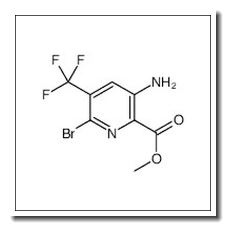 methyl 3-amino-6-bromo-5-(trifluoromethyl)pyridine-2-carboxylate CAS 866775-18-0
