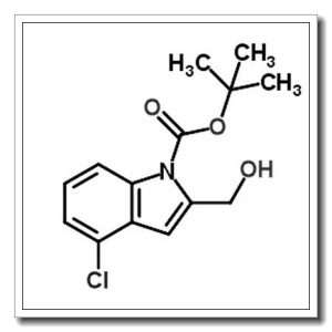 2-Methyl-2-propanyl 4-chloro-2-(hydroxymethyl)-1H-indole-1-carboxylate