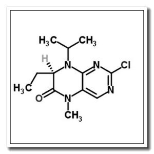 (7R)-2-氯-7-乙基-7,8-二氢-5-甲基-8-(1-甲基乙基)-6(5H)-蝶啶酮