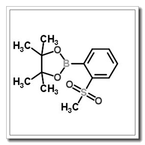 4,4,5,5-tetramethyl-2-(2-methylsulfonylphenyl)-1,3,2-dioxaborolane CAS 879648-22-3